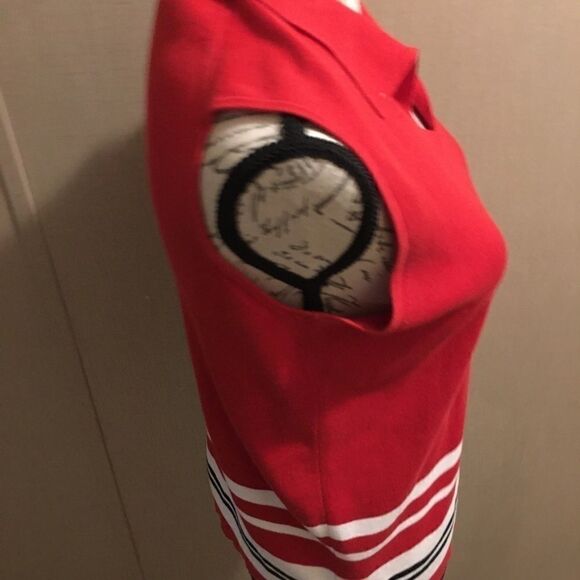 Liz Claiborne knit top size medium red Sleevless - Picture 6 of 9